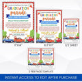 quarantine graduation party invite editable printable template